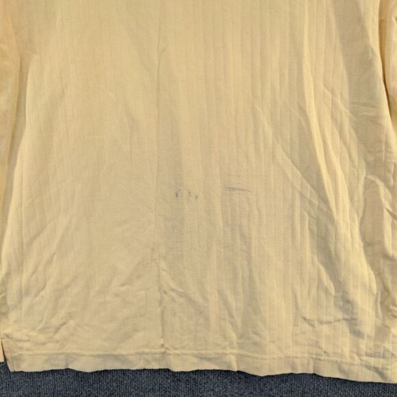 Devon & Jones Men's Polo Shirt Tan XL Short Sleeve High Low Hem Capgemini HP - Picture 10 of 14